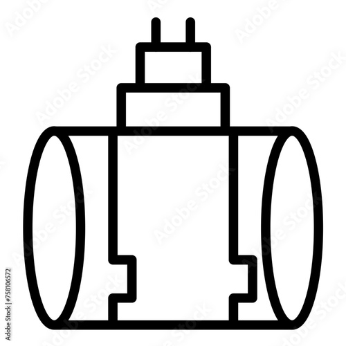 Vector Design Mass Airflow Sensor Icon Style