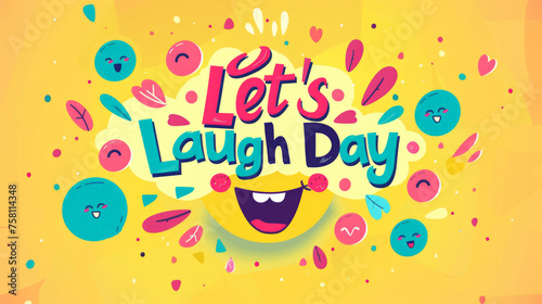 Let s Laugh Day Celebration with Smiling Cloud