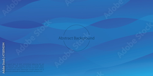 Background. Abstract very saturated light bluish cyan pattern with translucent curved line. VECTOR