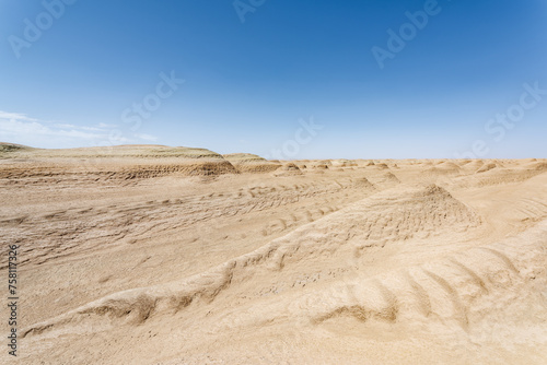 Qinghai Haixi Dachaidan original wind erosion landform