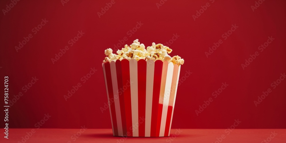 popcorn in a bucket cinema Generative AI
