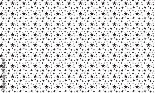 Seamless star pattern. Stars seamless pattern. Seamless pattern with star in sky. isolated repeat background wallpaper