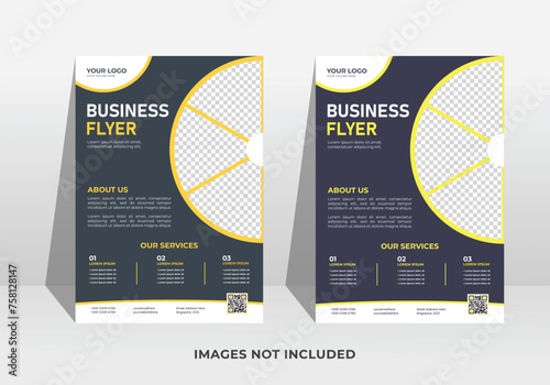  Modern flyer design template vector, Leaflet, presentation book cover templates,Flyer layout in A4 size