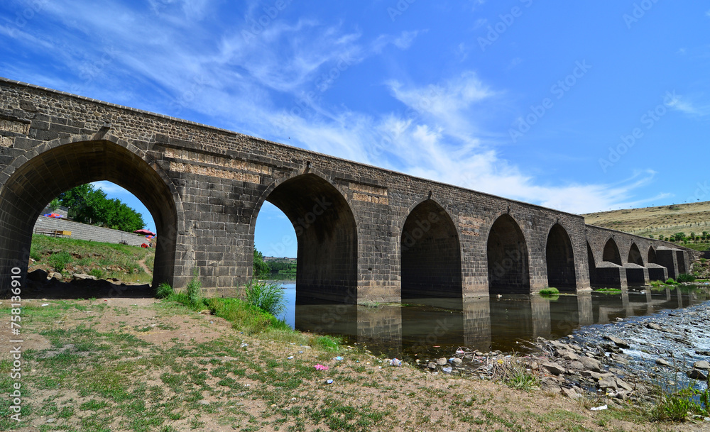 Located in Diyarbakir, Turkey, the Bridge with Ten Eyes was built in 1065.