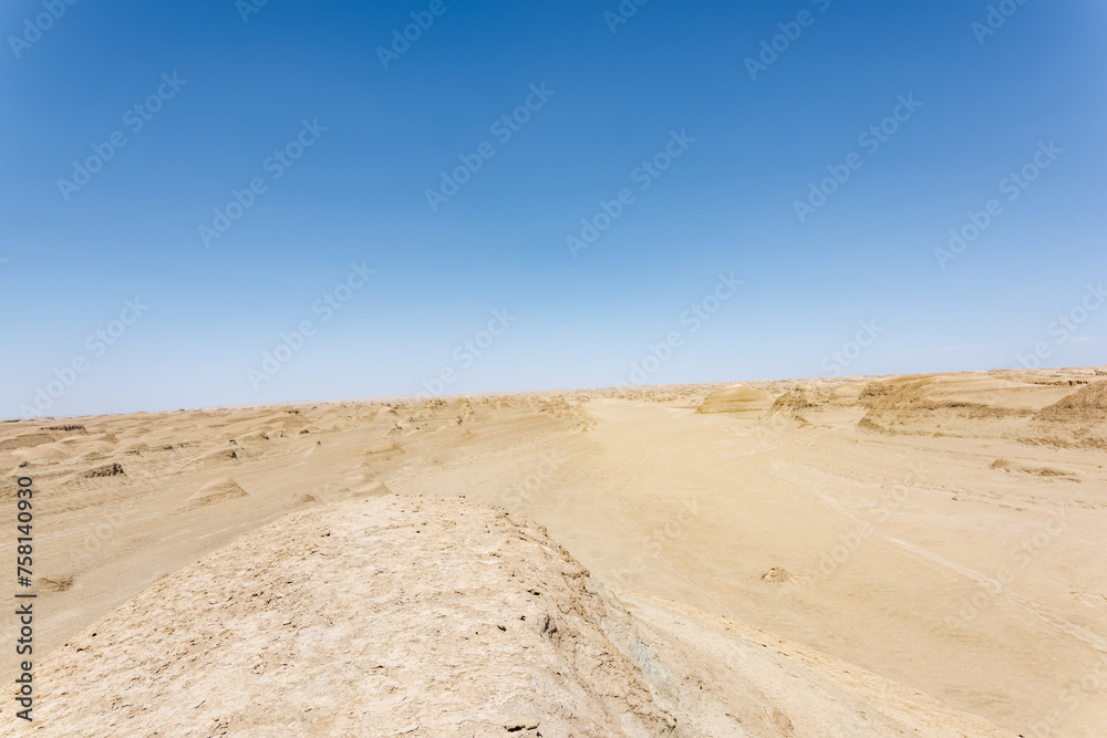 Qinghai Haixi Dachaidan original wind erosion landform