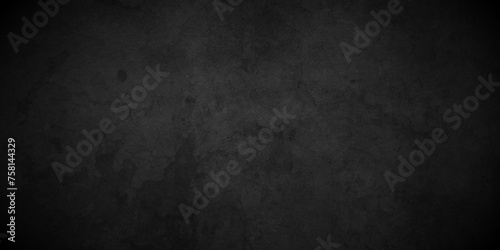 Black texture chalk board and black board background. stone concrete texture grunge backdrop background anthracite panorama. Panorama dark grey black slate background or texture.