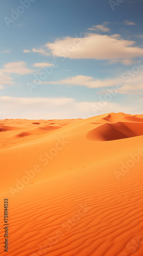 A dry, uninhabited desert landscape. © Gun