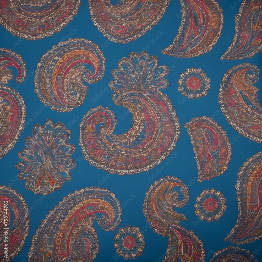 seamless pattern with paisley seamless pattern with paisley