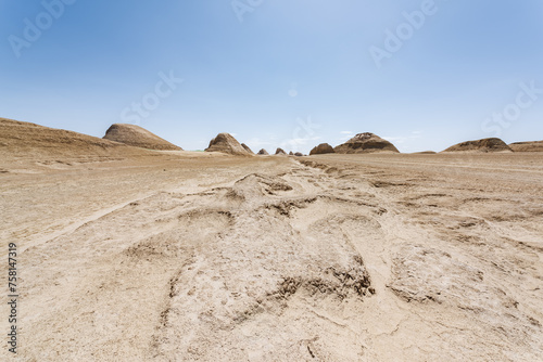 Qinghai Haixi Dachaidan original wind erosion landform