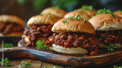 Greeting Card and Banner Design for Social Media or Educational Purpose of National Sloppy Joe Day Background photo