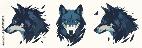 Wolf head emblem