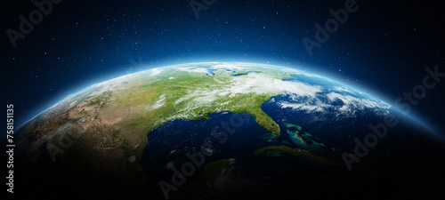 Fototapeta Naklejka Na Ścianę i Meble -  USA - planet Earth