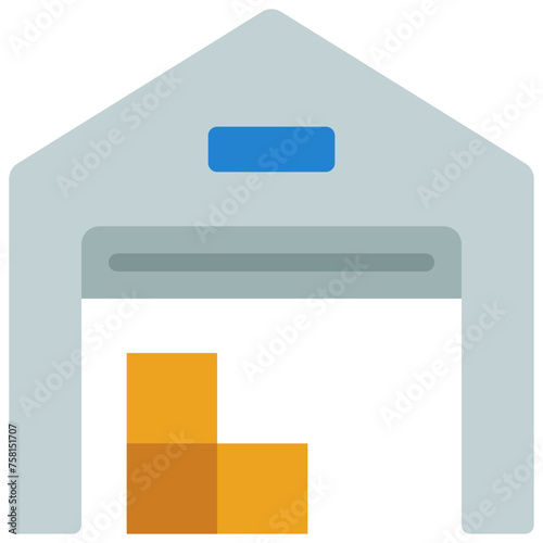 Parcels Warehouse Icon