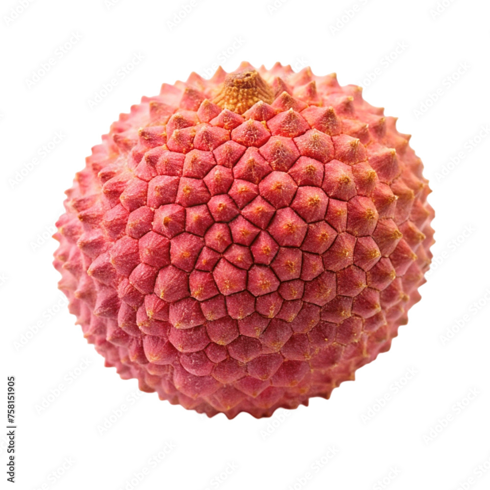 A fresh lychee isolated on Transparent background. A fresh lychee isolated on Transparent background.