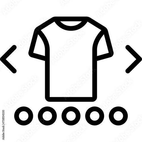 T Shirt Selection Icon