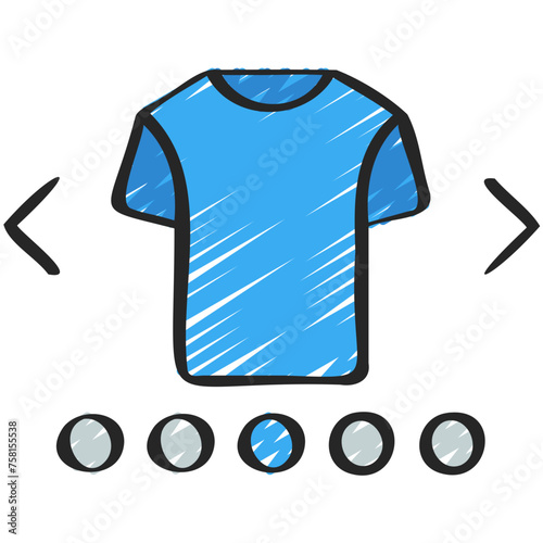 T Shirt Selection Icon