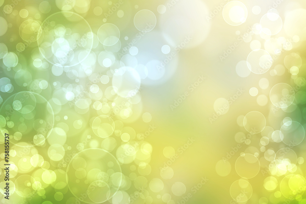 Abstract bright gradient motion spring or summer landscape texture background with natural green blue bokeh lights and yellow bright sunny sky. Beautiful backdrop with space for design. Abstract bright gradient motion spring or summer landscape texture background with natural green blue bokeh lights and yellow bright sunny sky. Beautiful backdrop with space for design.