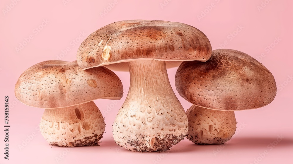 Nameko mushroom pholiota nameko soft pastel background for a delicate and serene touch Nameko mushroom pholiota nameko soft pastel background for a delicate and serene touch