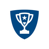 Sports cup icon