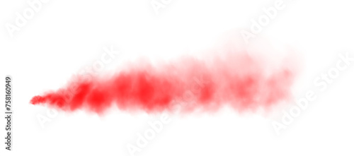 Red smog clouds on floor. Fog or smoke. Isolated transparent special effect. Morning fog over land or water surface. Magic haze. PNG. © Orange Sky