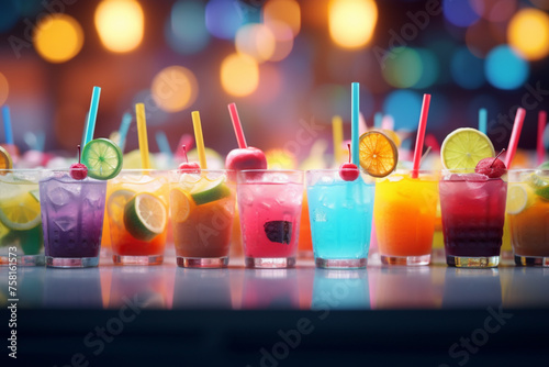 drinks in glasses