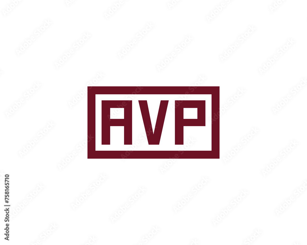 AVP logo design vector template AVP logo design vector template