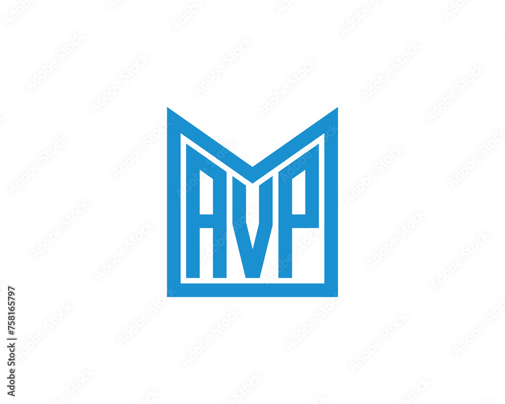 AVP logo design vector template AVP logo design vector template