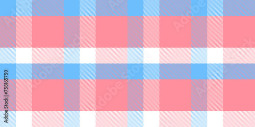 Gingham pattern background. Retro tablecloth texture. Abstract color full of Scott pattern. Pastel gingham seamless background for print on fabric. Vector art