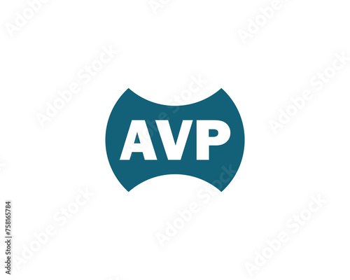 AVP logo design vector template