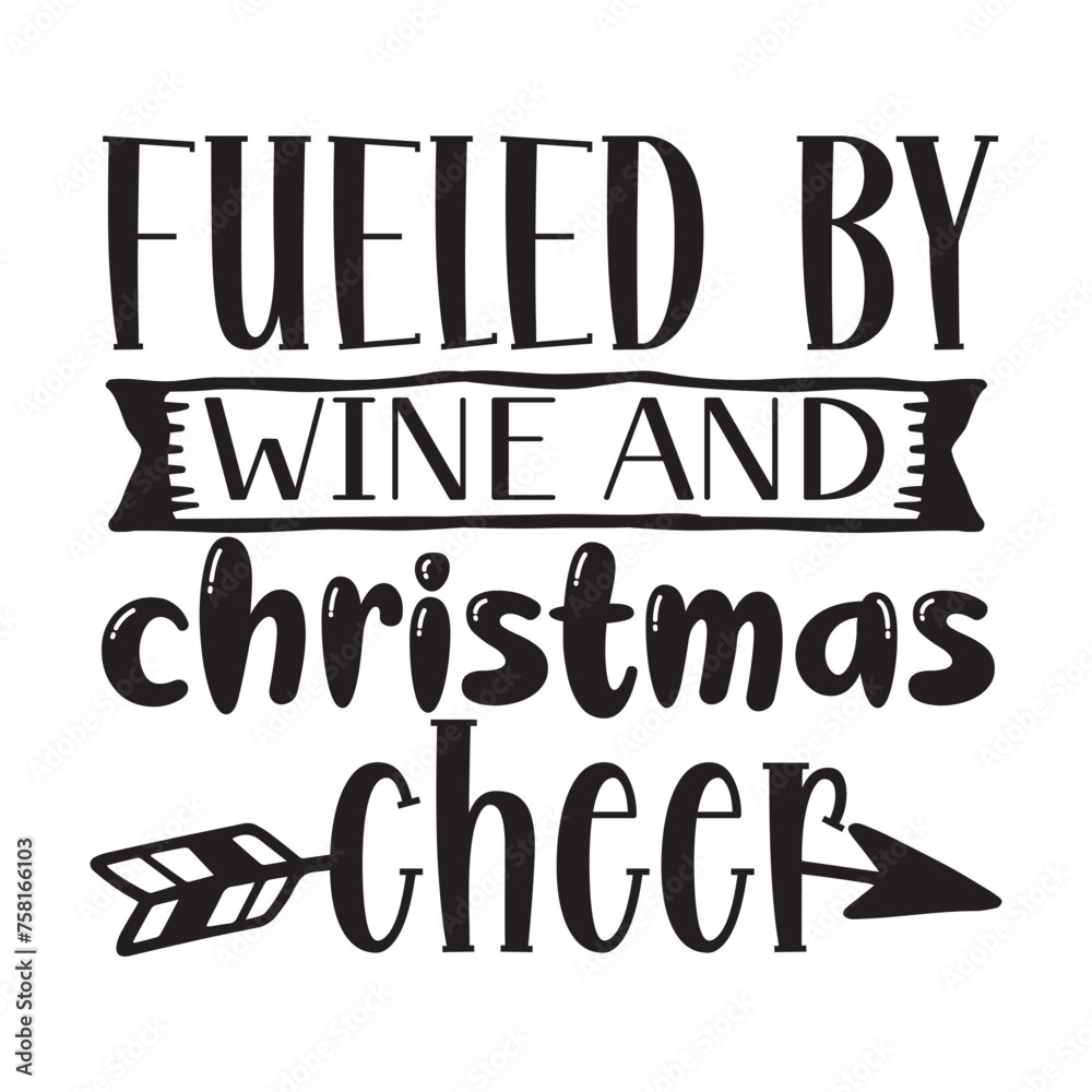 fueled by wine and christmas cheer