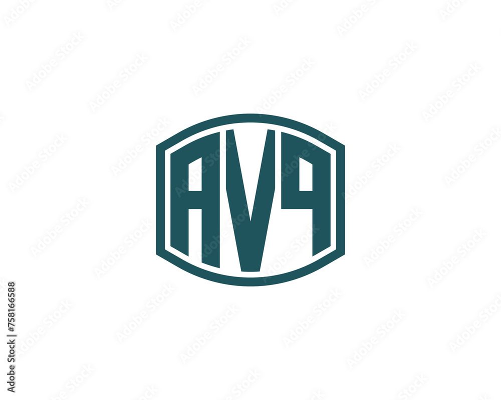 AVQ Logo design vector template AVQ Logo design vector template