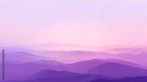Soothing Gradient of Lavender and Lilac Hues, Abstract Purple Background Illustration