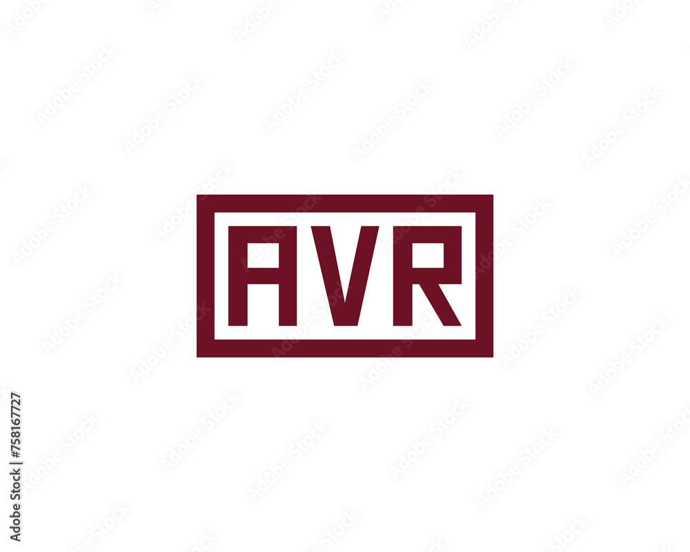AVR Logo design vector template AVR Logo design vector template