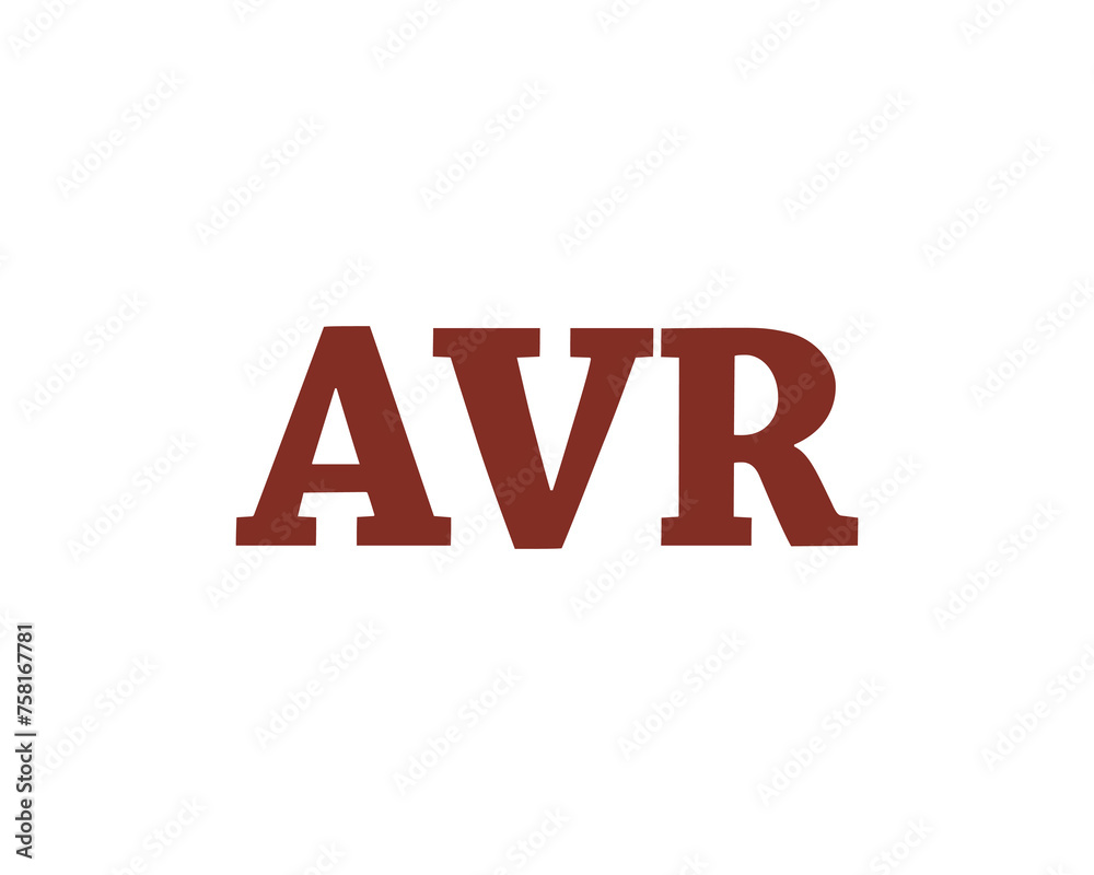 AVR Logo design vector template AVR Logo design vector template