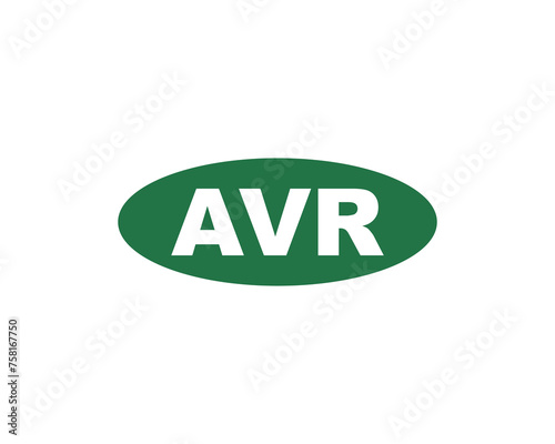 AVR Logo design vector template photo