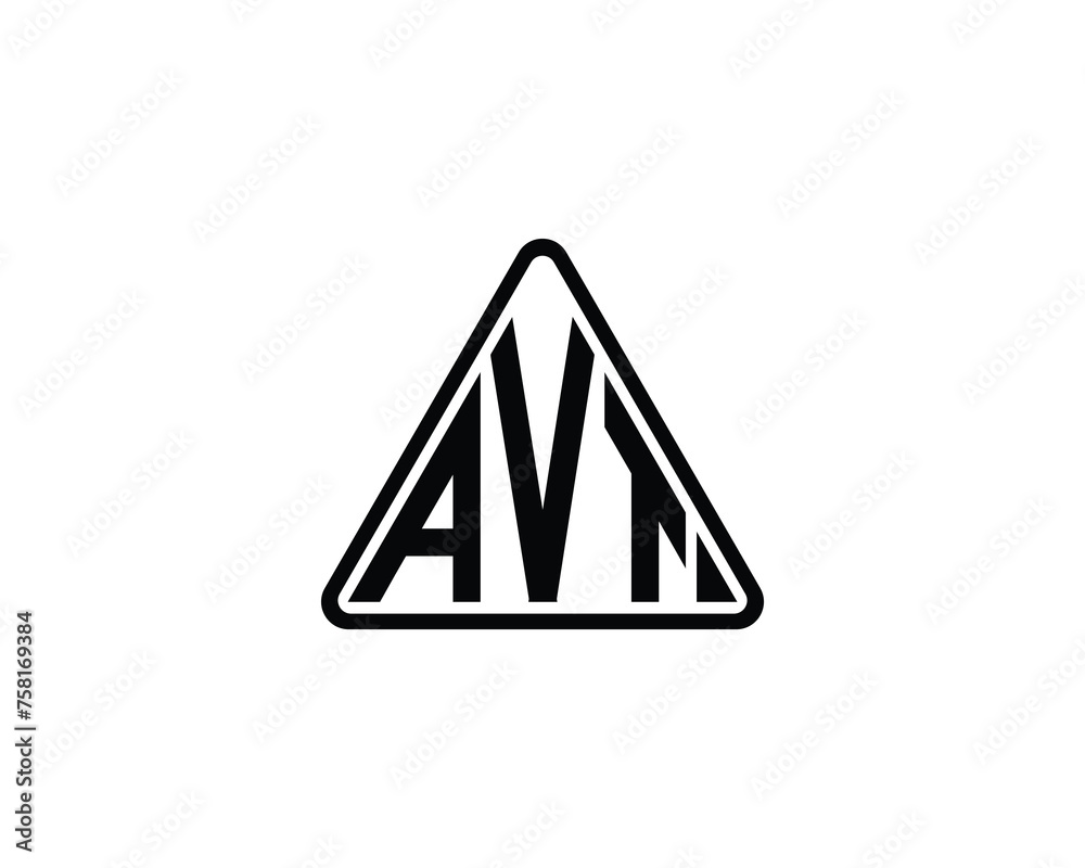 AVT logo design vector template AVT logo design vector template