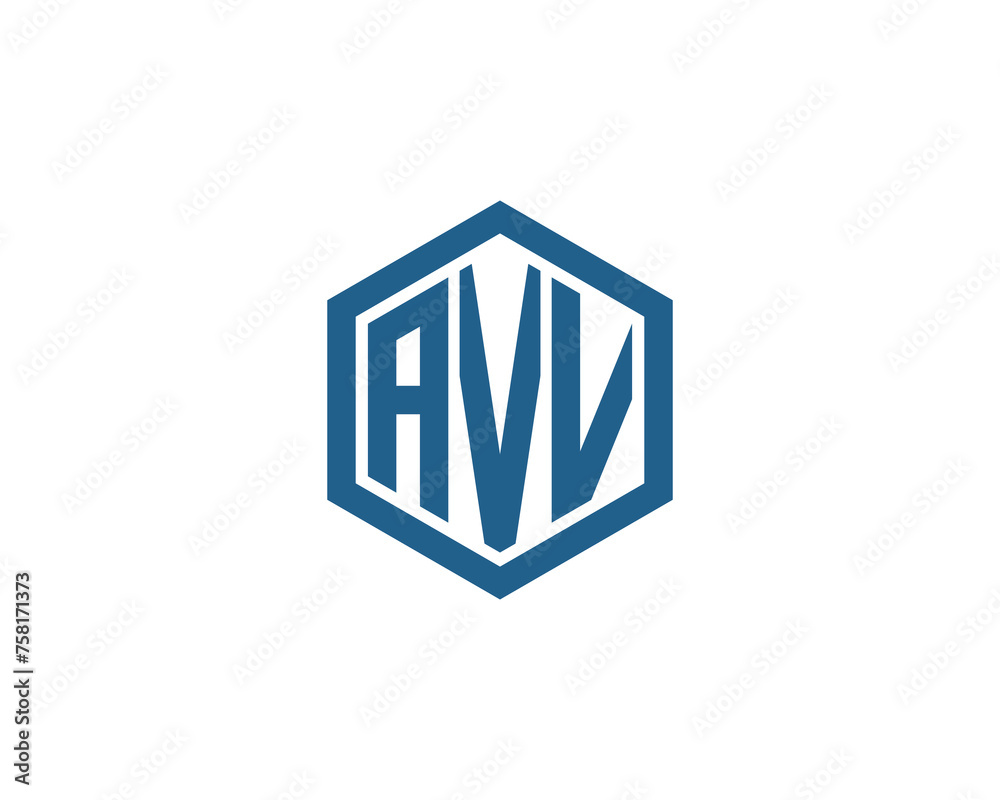 AVV Logo design vector template AVV Logo design vector template