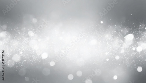white silver background with blurred particles illustration