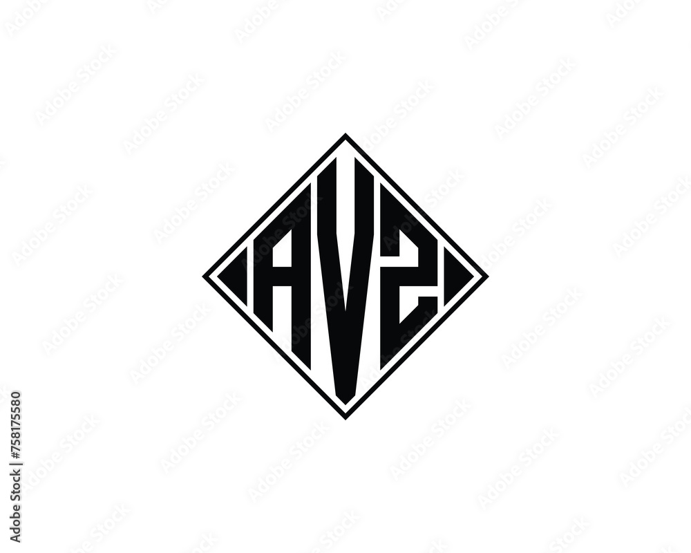 AVZ logo design vector template AVZ logo design vector template