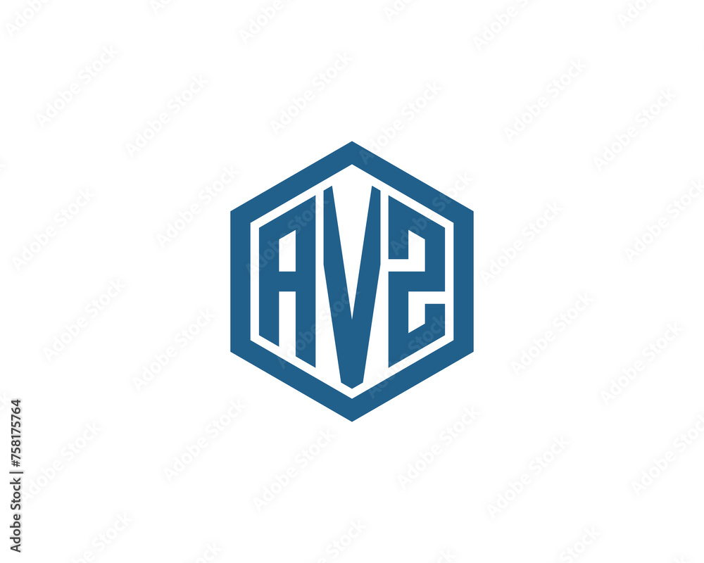 AVZ logo design vector template AVZ logo design vector template