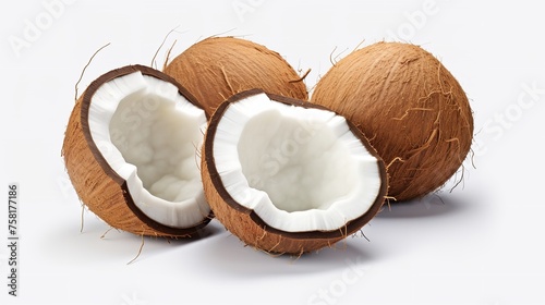 Delicious Coconuts Cut Out - 8K Resolution  