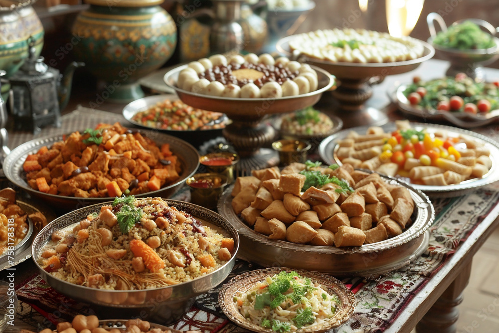 Arabic Cuisine: traditional lunch Ramadan Arabic Cuisine: traditional lunch Ramadan