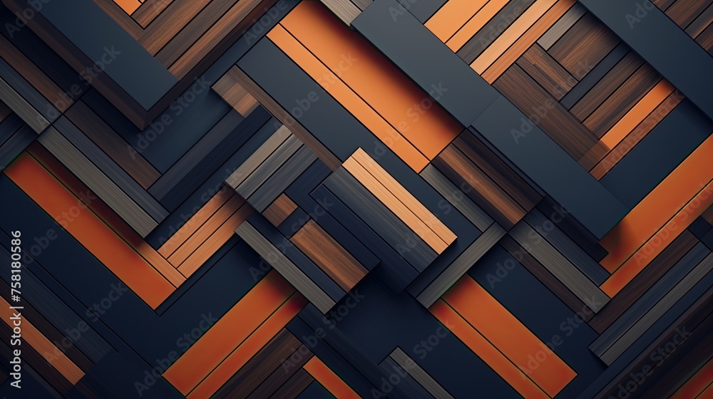 Geometric background with striped patterns Geometric background with striped patterns