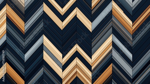 Geometric background with zigzag patterns