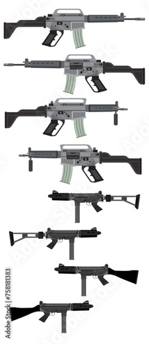 Prototype Brazilian Main Assault Rifles Models photo