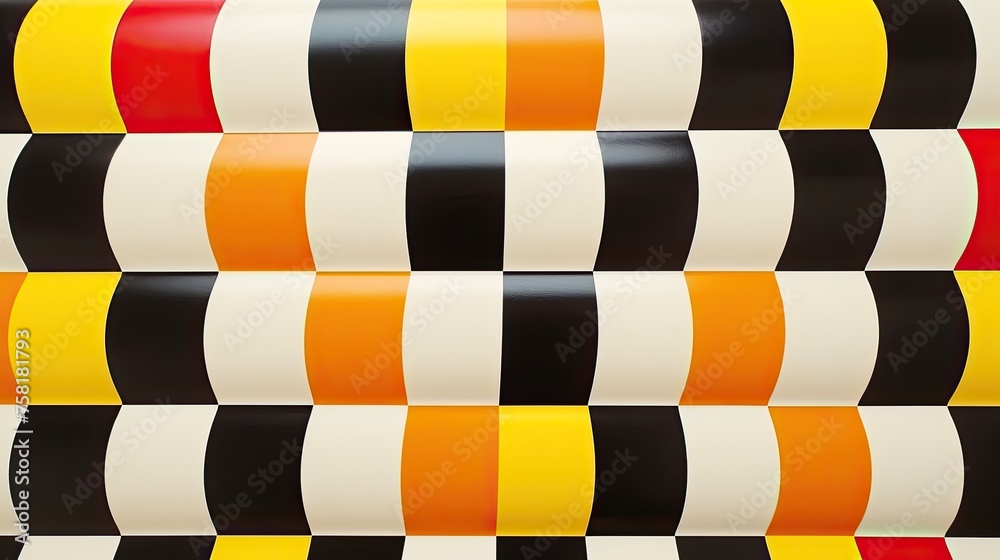 Obraz premium Geometric background with checkerboard patterns