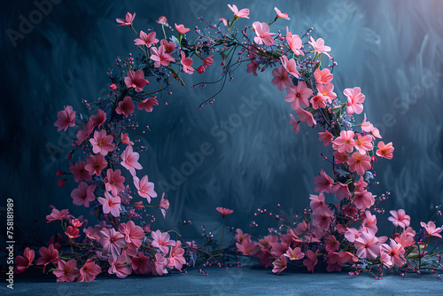 Floral Digital Backdrops, maternity backdrops digital, studio backdrop overlay, floral background overlay , pink overlay,