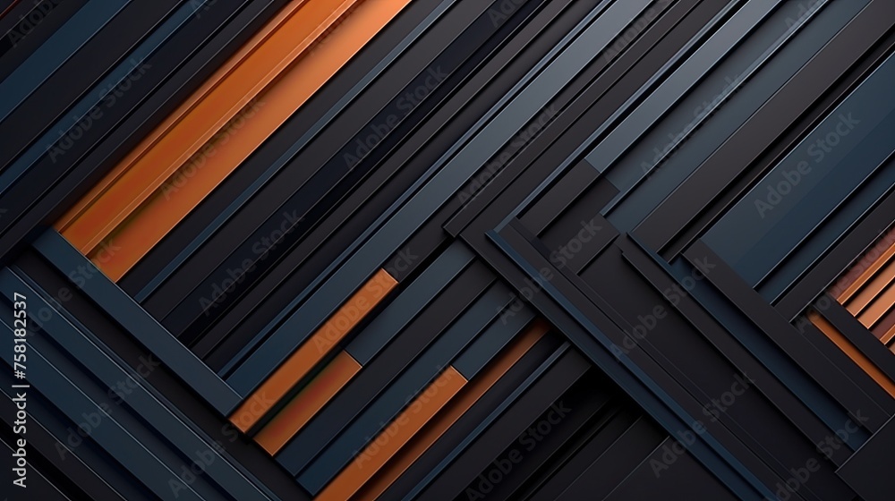 Obraz premium Geometric background with striped patterns