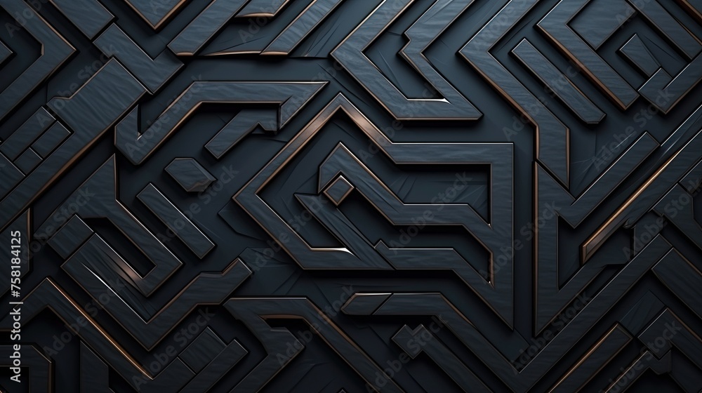 Geometric background with maze patterns Geometric background with maze patterns