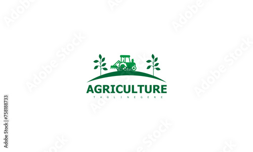 Stylish logo reflecting the essence of rural living, with a serene countryside backdrop.